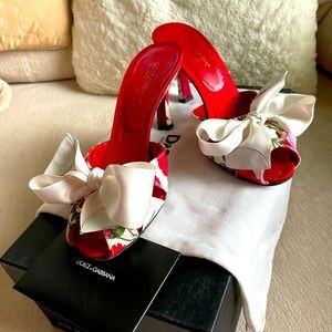 Dolce & Gabbana floral print sandals